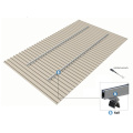 Sistema de montagem solar comercial Kliplok de telhado de metal de fábrica comercial
